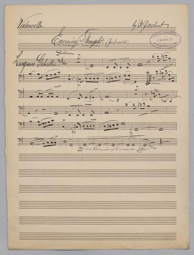 Evening Thought - Parts: Violoncello