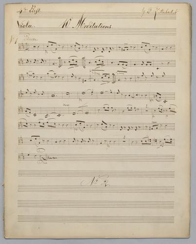 10 Meditations : Heft IV - Parts: Viola