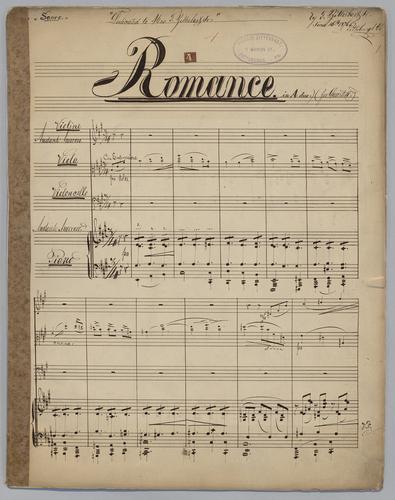 Romance : [no.] 4 - Score