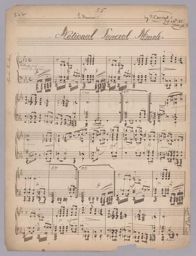 National Funeral March : [for piano] : [in Eb major]
