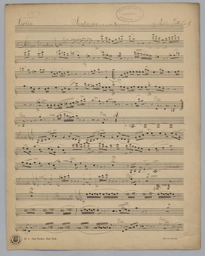 Fantasie : in A Minor - Parts: Violin