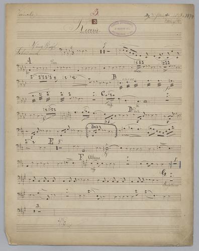 Reverie : [no.] 3 - Parts: Violoncello