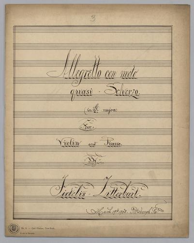 Allegretto con moto quasi Scherzo - Score