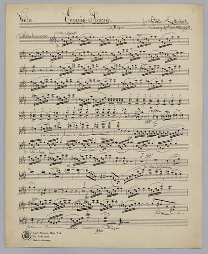 Evening Reverie : in D Major - Parts: Viola