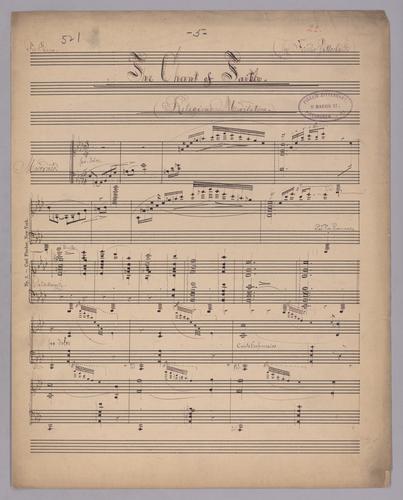 The Chant of Faith : Religious Meditation : for Piano : [in Ab major]