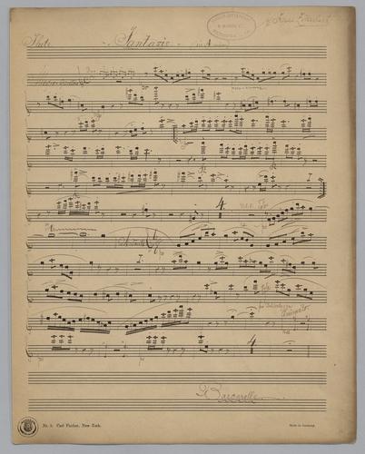 Fantasie : in A Minor - Parts: Flute