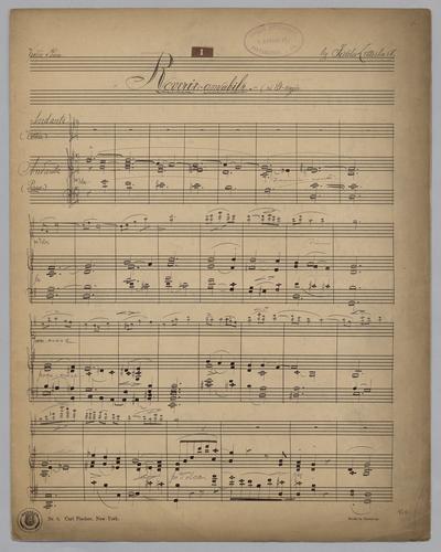 Reverie Amabile - Score