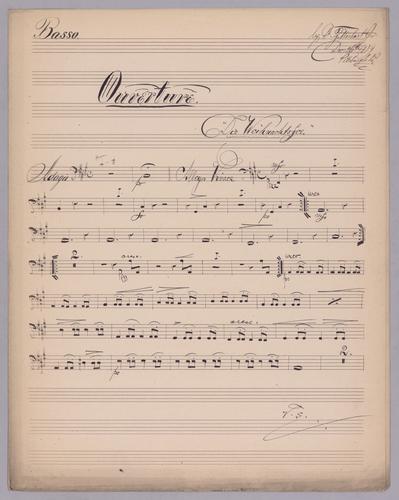 Ouverture : Die Weihnachtsfee - Parts: Bass
