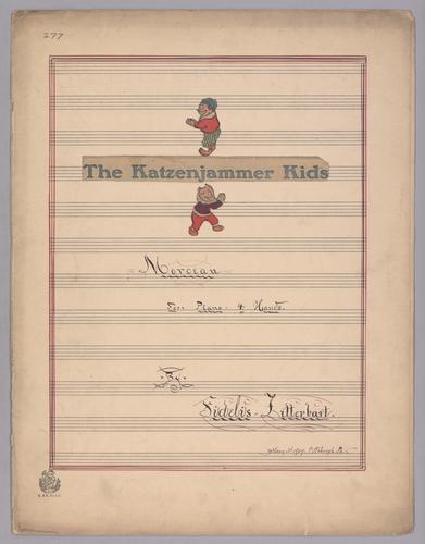 The Katzenjammer Kids : Morceau : for Piano, 4 hands : [in C major],