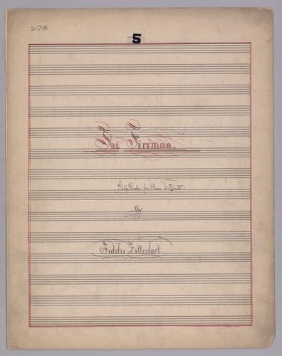 The Fireman : Galop Presto : for Piano, 4 hands : [in G major]
