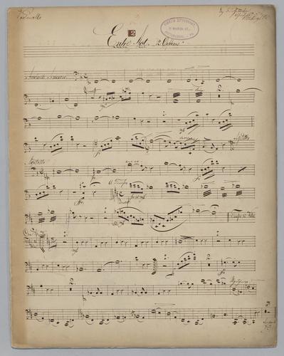 Entre-act : 2 Orphans - Parts: Violoncello