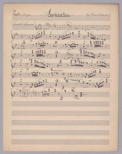 Inspiration - Parts: Flute obligato