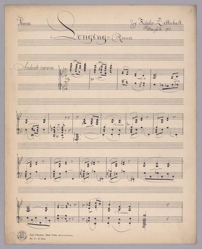 Longing : Reverie - Parts: Piano