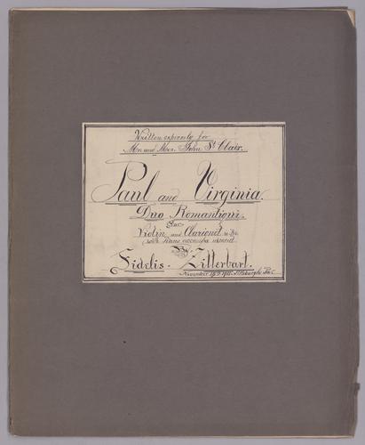 Paul and Virgina : Duo Romantique - Score