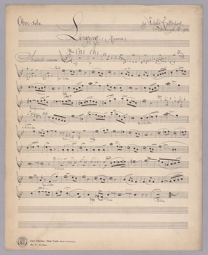 Longing : Reverie - Parts: Oboe solo