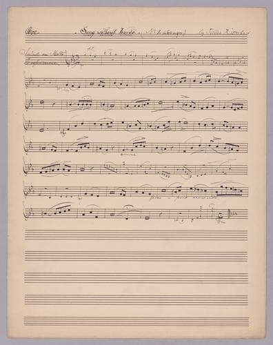 Song without Words - Parts: Oboe