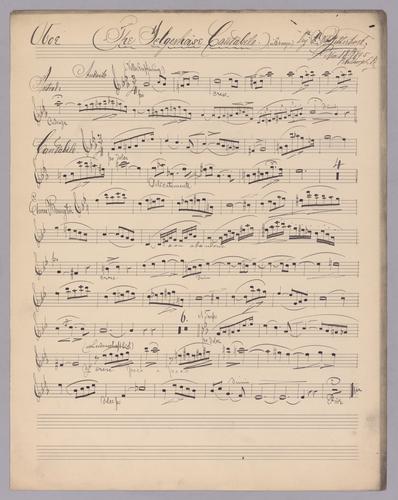 The Jelgerhouse Cantabile - Parts: Oboe