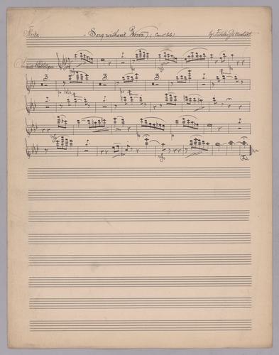 Song without Words - Parts: Flute