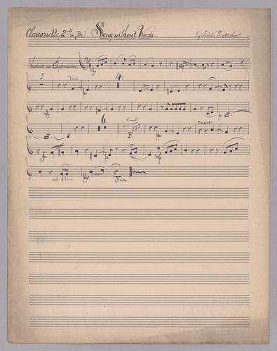 Song without Words - Parts: Clarinet 2