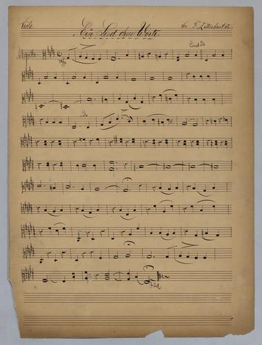 Ein Lied ohne Worte - Parts: Viola