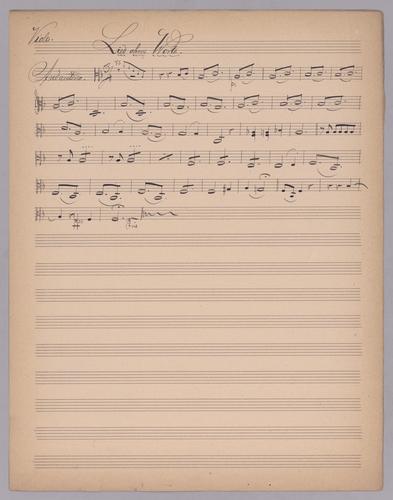 Lied ohne Worte - Parts: Viola