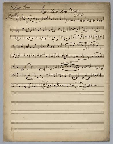 Ein Lied ohne Worte - Parts: Violin 1