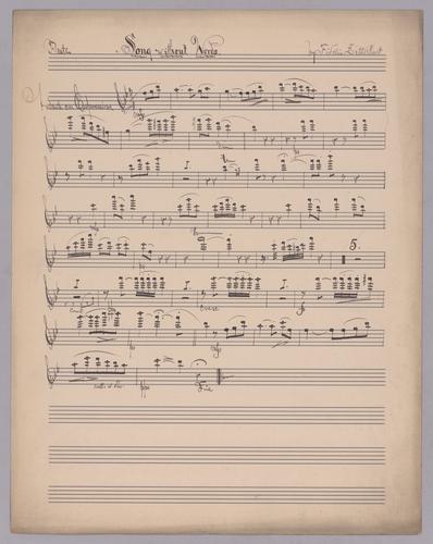 Song without Words - Parts: Flute