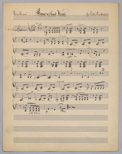 Song without Words - Parts: Violin 2