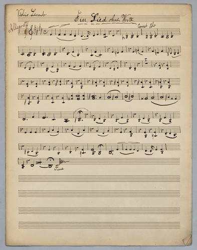 Ein Lied ohne Worte - Parts: Violin 2