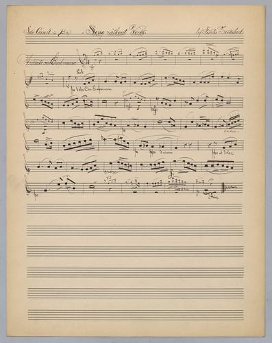 Song without Words - Parts: Solo Cornet