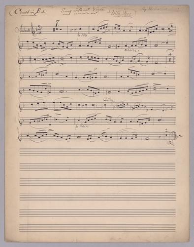 With Thee : Song without Words - Parts: Cornet