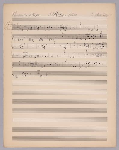 Mates - Parts: Clarinet 2