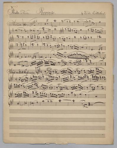 Reverie : [for] Flute and Piano - Parts: Flute or Violin