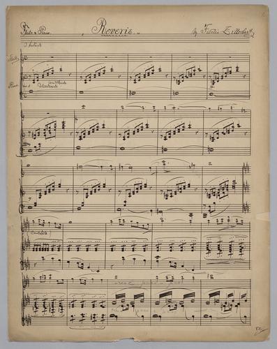 Reverie : [for] Flute and Piano - Score