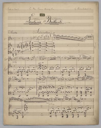 Fantasie Brillante : [no.] 14 - Score