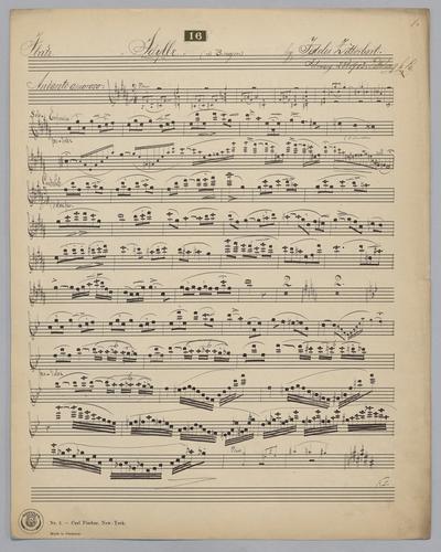Idylle : in B Major - Parts: Flute