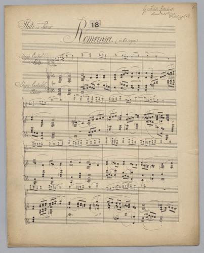 Romanza : in Eb Major - Score