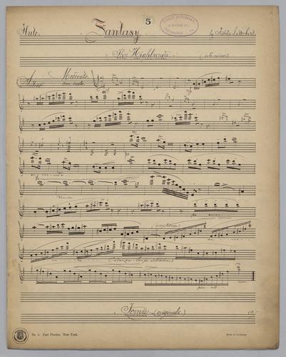 Fantasy : [no.] 5 - Flute