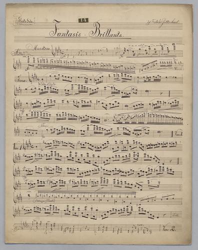 Fantasie Brillante : [no.] 14 - Parts: Flute