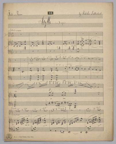 Idylle : in B Major - Score