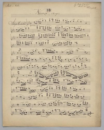 Romanza : in Eb Major - Parts: Flute