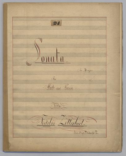Sonata : [no.] 24 - Score