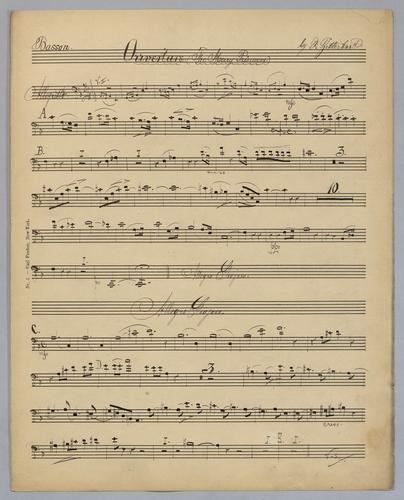 Ouverture : in F Major - Parts: Bassoon
