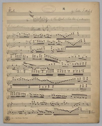 Fantasy : [no.] 4 - Parts: Flute