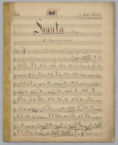 Sonata : [no.] 24 - Parts: Flute