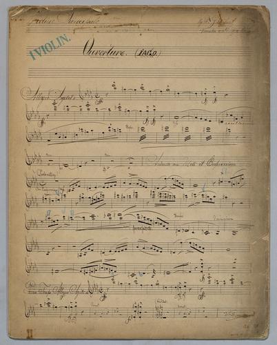 Ouverture : Iago - Parts: Violin 1