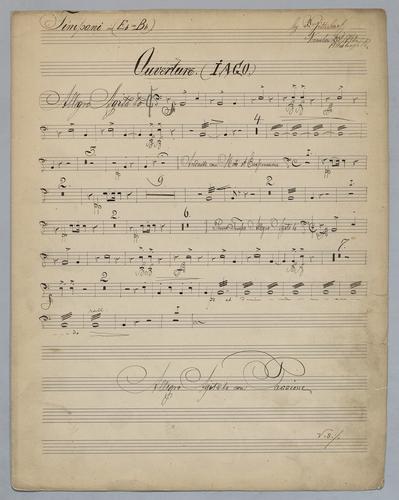 Ouverture : Iago - Parts: Timpani