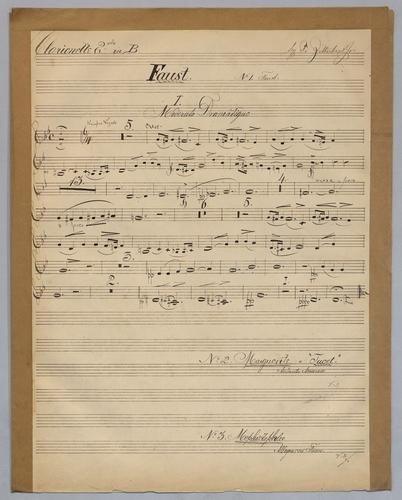 Faust - Parts: Clarinet 2 in B