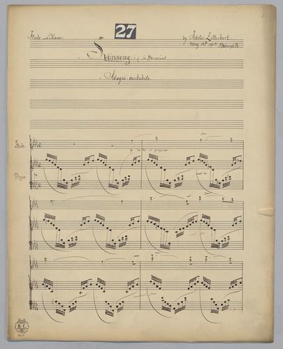 Swansong : [no. 1] - Score