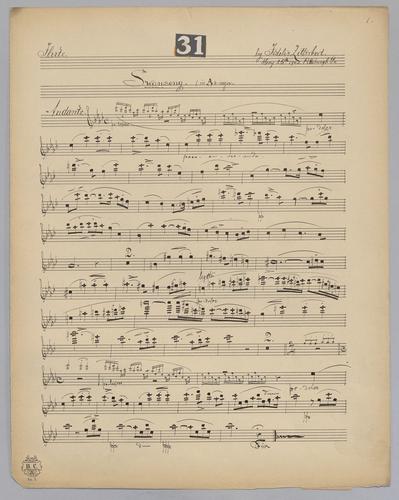 Swansong : [no. 5] - Parts: Flute